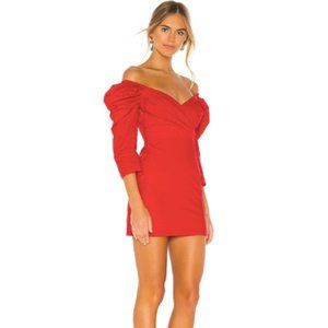 Lovers + Friends ISA Puff Sleeve Mini Dress